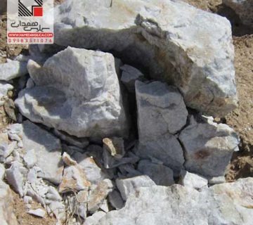 سنگ سیلیس خام-سیلیس همدان